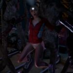 Wendigo monster fucks Samantha Giddings in cavern