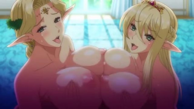 Busty Mom and Daughter Elf Hypnosis 1 - Elf queen and daughter give hentai double blowjob