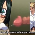 Cute hentai schoolgirl gets her wet pussy filled deep with hot cum