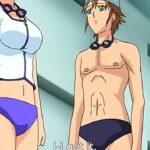 Swim coach fucks one of his big breasted hentai students