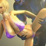 Busty blonde slut wife gets captured by aliens and double penetrated roughly