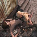 Fallout 4 ghoul fucks a petite teen girl all day long