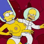The Simpsons - Marge and Homer xxx fuck under the sea