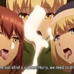 Another World Harem Tales 1 - Triple blowjob with busty warrior girls