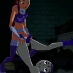 Starfire X is going to give Raven some serious deep pounding right in her puss
