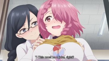 Super HxEros OVA 1 - Ecchi - Sexy anime schoolgirl transforms into superhero to save school
