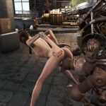 Fallout 4 Automatron uses robot cock on petite 3d teen girl