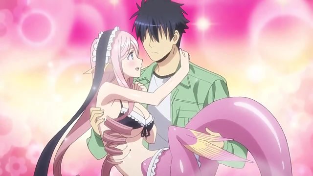 Master brings home a hot mermaid babe to his harem hoes