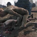 Fallout 4 Ghoul fucks petite teen rough in cemetery