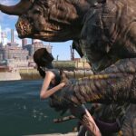 The Deathclaw impales Ellie on his huge monster cock