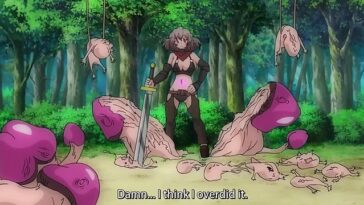 Branded Azel 1 - Warrior anime girl is gangbanged by mushroom monsters