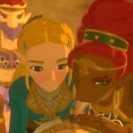 Zelda and Urbosa are sucking Links Cock in threesome