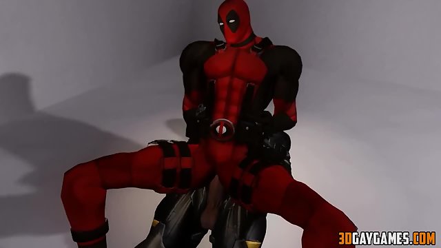 Gay Deadpool gets fucked by variety of heroes - compilation