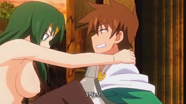 Hentai green haired girl begs for sex