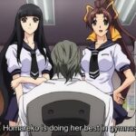 Hentai Gymnastics girls have a groupsex fuck session