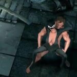 Wolverine lifts up catwoman and fucks her in an alley