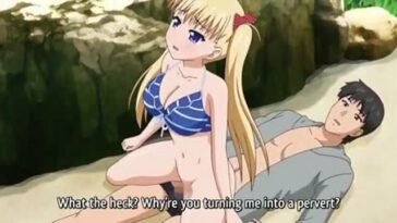 Demon Father Refresh 1 - Blonde hentai teenie fucked by dad while lifeguard watches