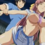 Tropical Kiss 1 - Our hero slams his thick dick in virgin anime teen's pussy after boobjob