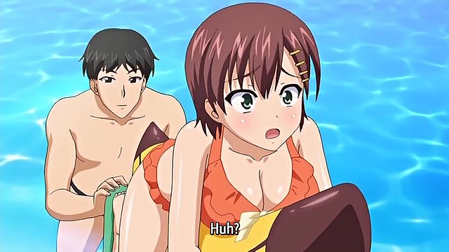 Demon Father Refresh 2 - Busty daughter gives a boobjob on the beach