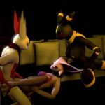 Pokemon furries get freaky in no holds barred 3d animated groupsex