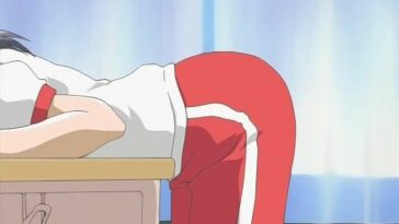 Provocative anime schoolgirl is shagged hard on the table