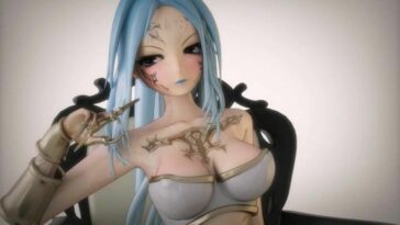 Undine is an anime girl who wants to get naked now