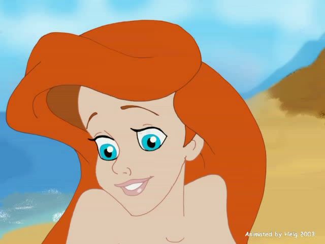 Ariel and her best friend having a cartoon threesome