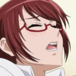 Nerdish anime girl having her sweet pussy licked hard