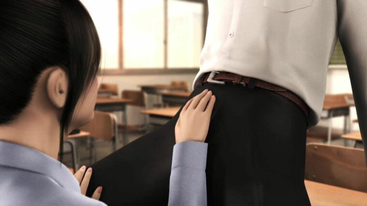 Japanese schoolgirl getting drilled hard - 3D porn movie