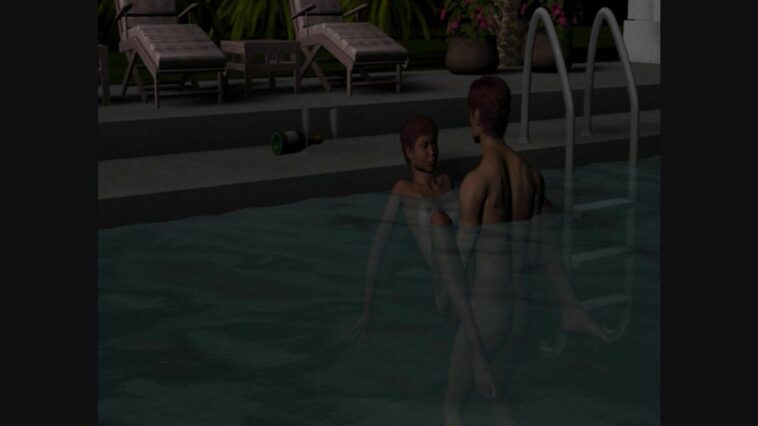 Kinky couple in their 3D underwater adventures