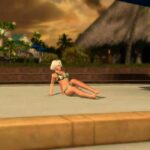 Hot volleyball girl and her adventures - 3D video