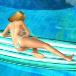 Blonde with big boobs and her relaxing day - 3D video