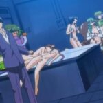 Scared anime brunette and her first vaginal screwing