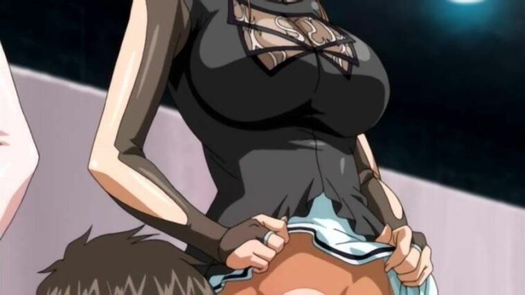 Two big-boobed anime chicks getting just what they deserve