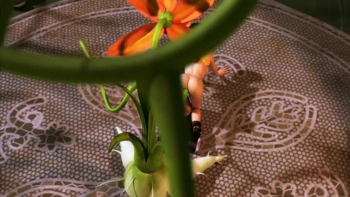 Horny 3D plant gives the chick a double treatment