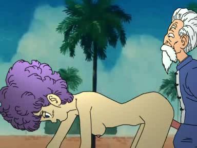 Master Roshi gets to fuck two horny babes