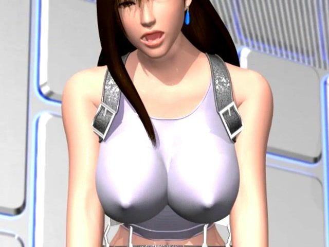 Tifa falls in love with cock once again - 3D porn