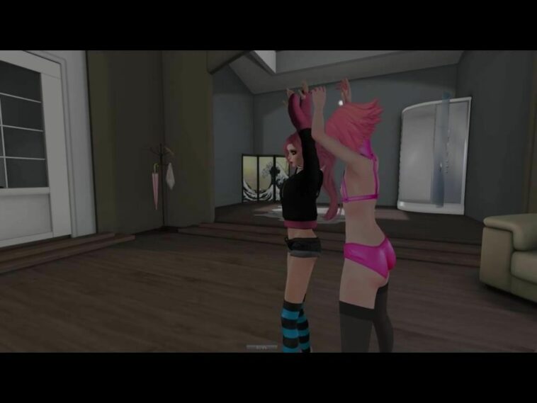 Teen 3D shemale banging her friend in various ways