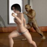 Japanese teen and her friends doing aerobics! - 3D porn