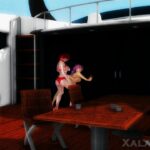 Futanaris having an orgy on the yacht - 3D porn