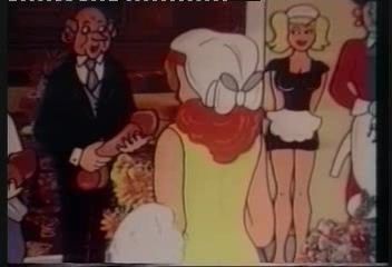 Toon blonde and her adventure with the horny devils