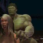 Hulk screws a sexy girl on the police car - 3D porn