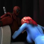 3D Deadpool brings a great pleasure to the hot Mistique