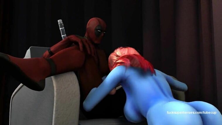 3D Deadpool brings a great pleasure to the hot Mistique