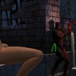 Perfect girl getting a banging from the 3D Deadpool