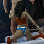 Wonderwoman is ready to get banged by Batman - 3D porn