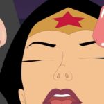 Hung superheroes banging Wonderwoman - cartoon porn