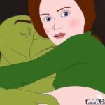 Shrek decides to bang Fiona's anus - cartoon porn