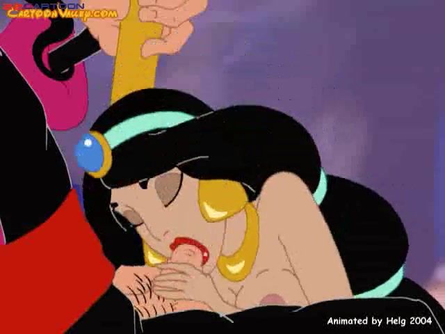 Jasmine is absolutely ready for Jafar's pointy dick!