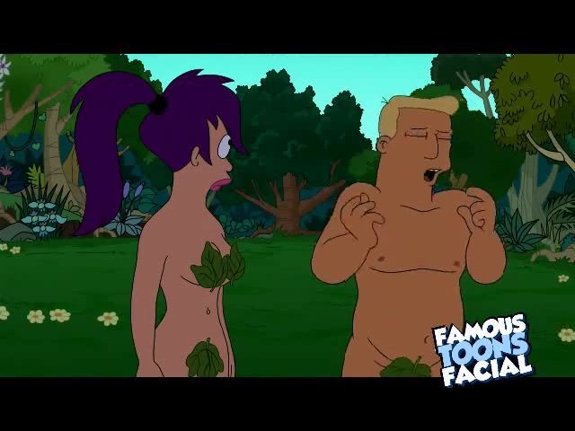 Leela fucks Zapp in the woods, this cartoon video features anal